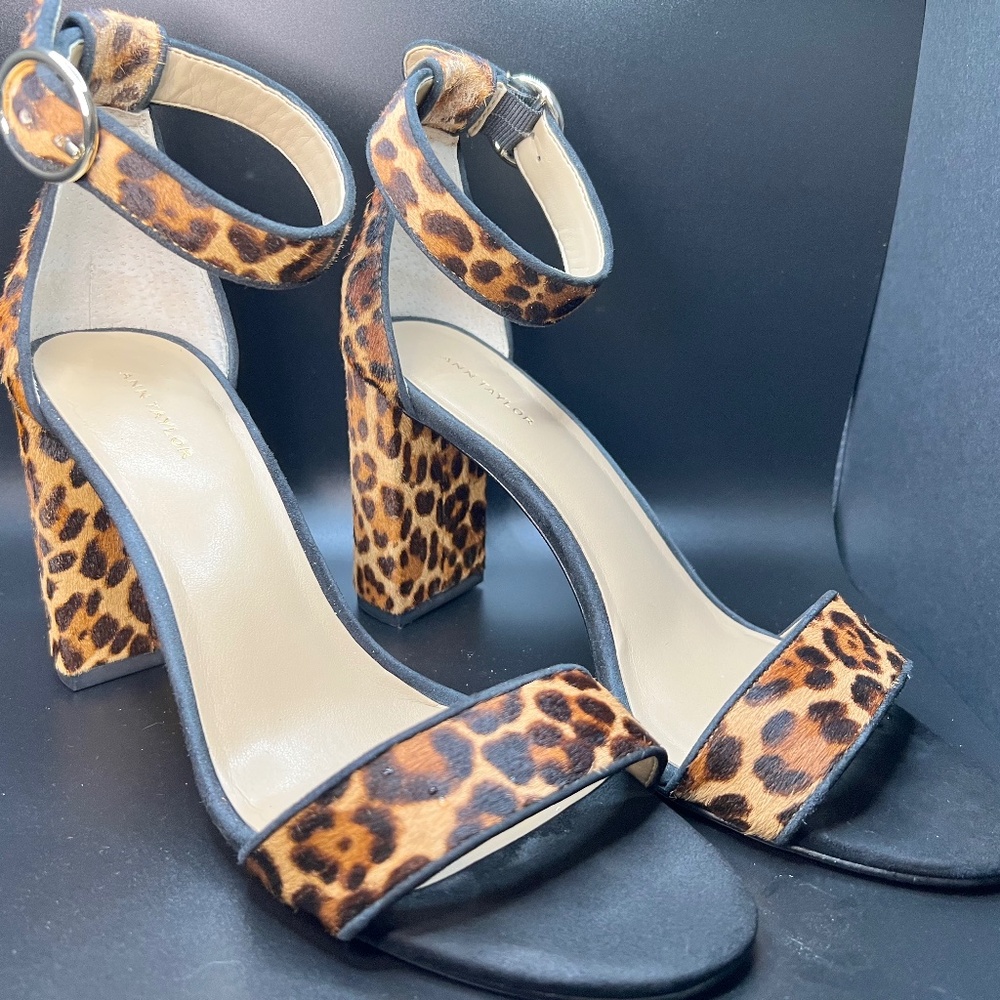 Animal Print Sandal Heels